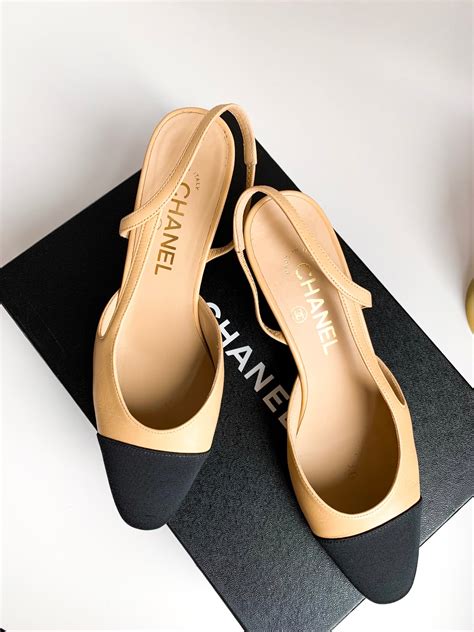 chanel coco sling back|chanel slingback online shop.